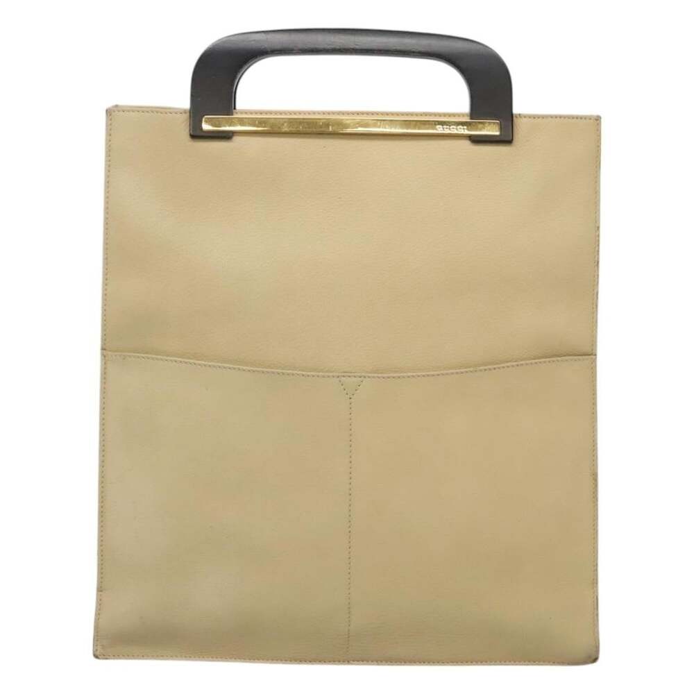 Gucci Leather Handbag Beige